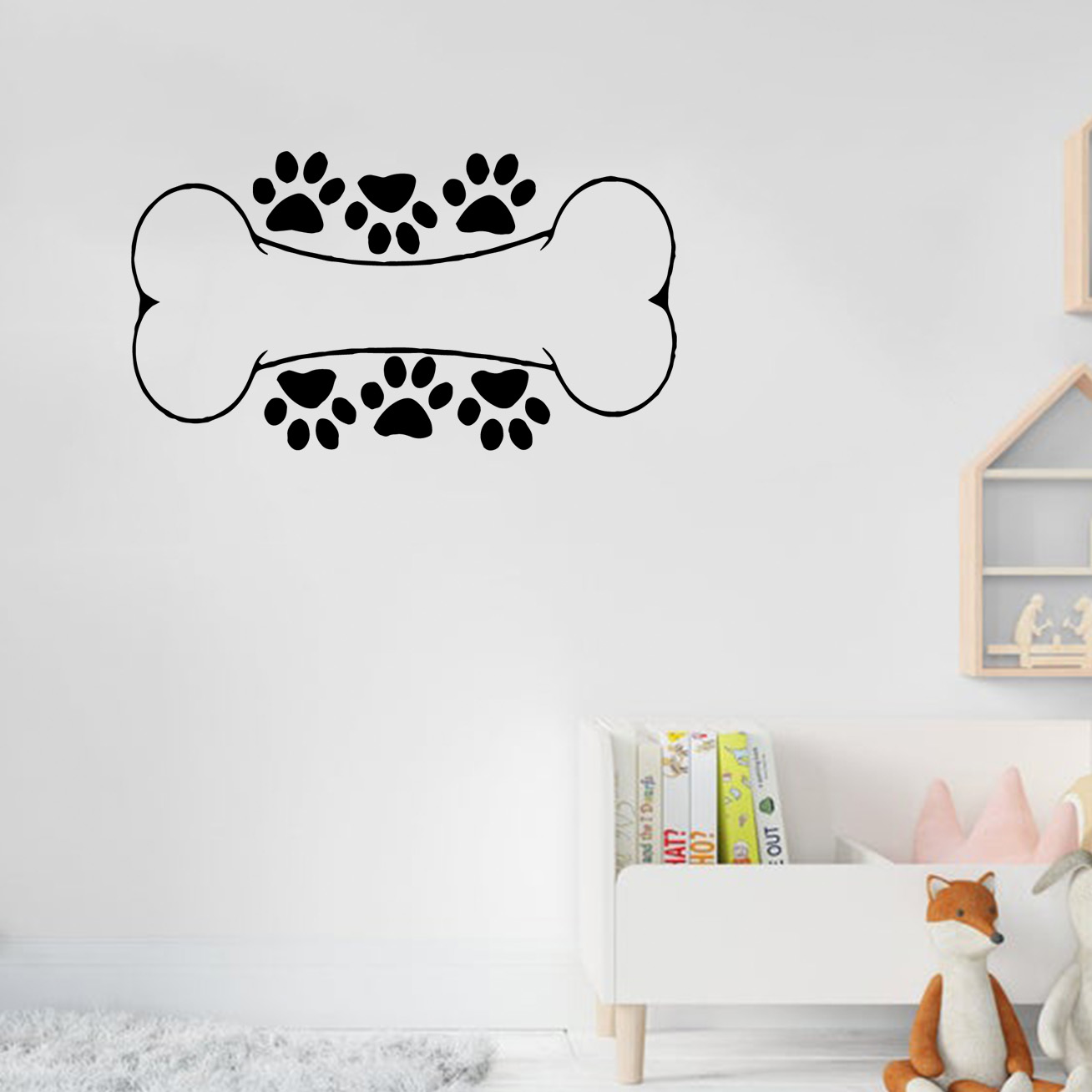 Chó Decal Dán Tường Cá Tính Tù - đánh giá và giá Vinyl Floor Plank