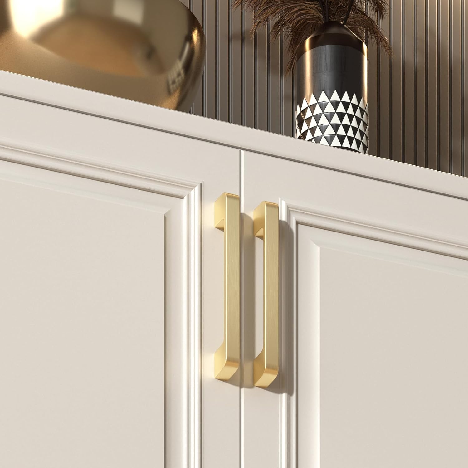 30 Pack 5 Inch Brushed Gold Ca - đánh giá và giá Cabinet Handle Pull
