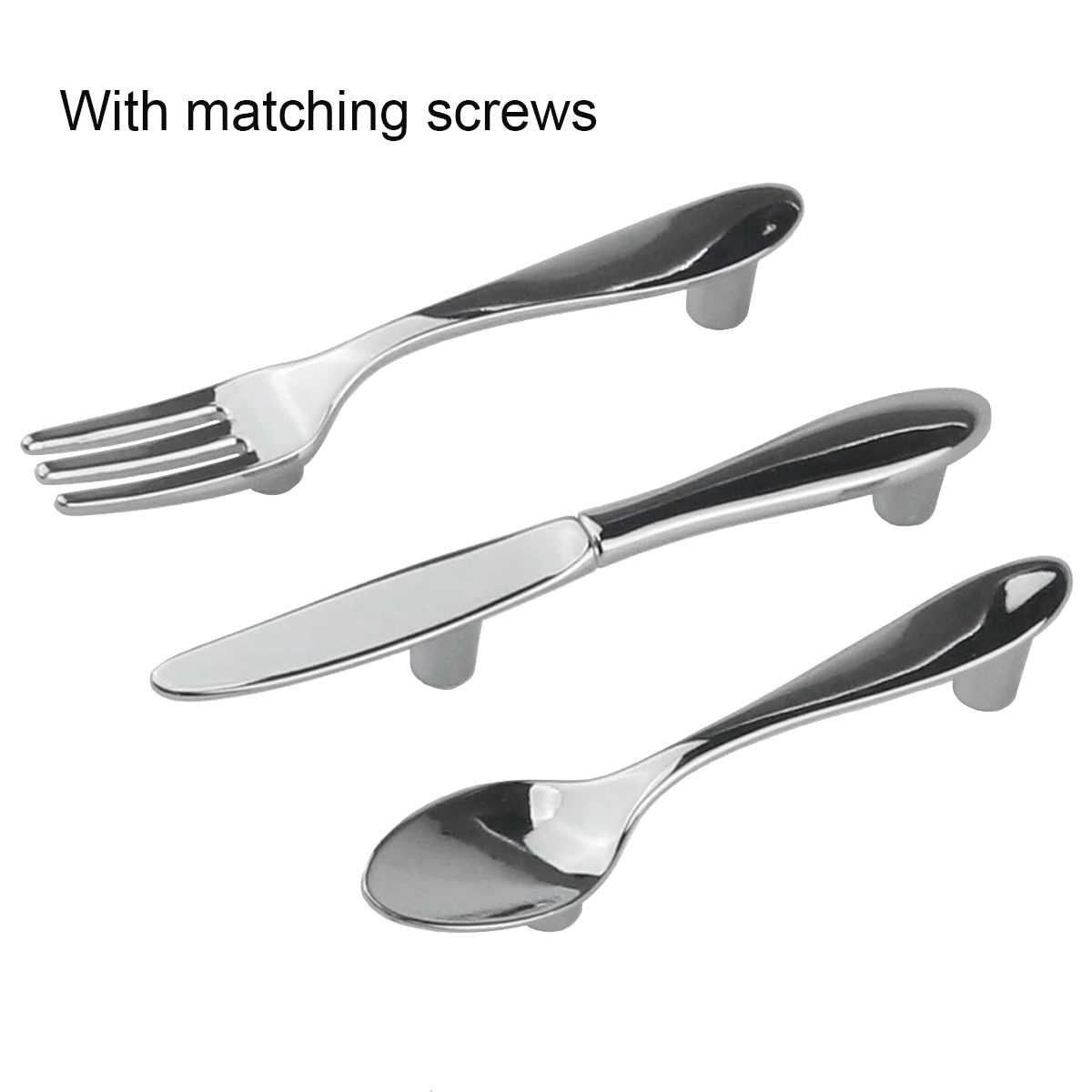 [Promotions]6 PCS Knife Spoon  - đánh giá và giá Cabinet Handle Pull