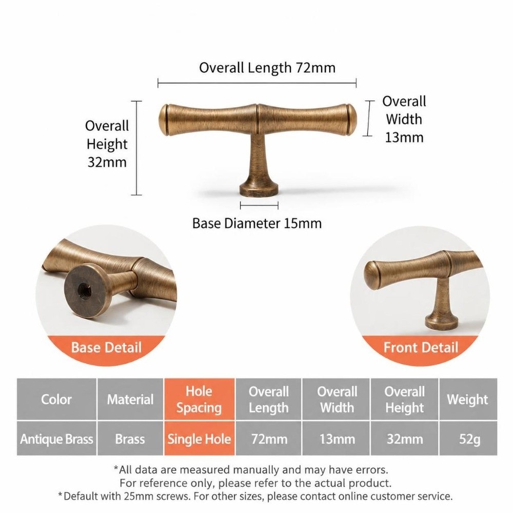 Unique Solid Brass Cabinet Doo - đánh giá và giá Cabinet Handle Pull